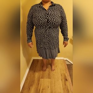 Junarose Black and white dress